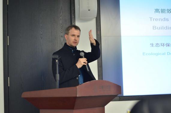 Mr. Knabe of OBERMEYER at sino-german ecopark future development conference